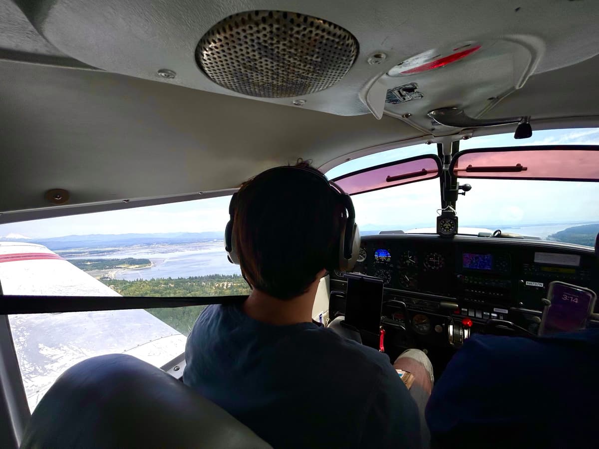 Aircraft in flight